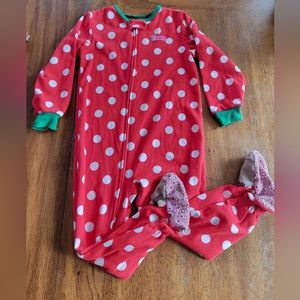 Just One You by Carter's Santa's Little Helper One-Piece Pajama Sleeper- Size 4T